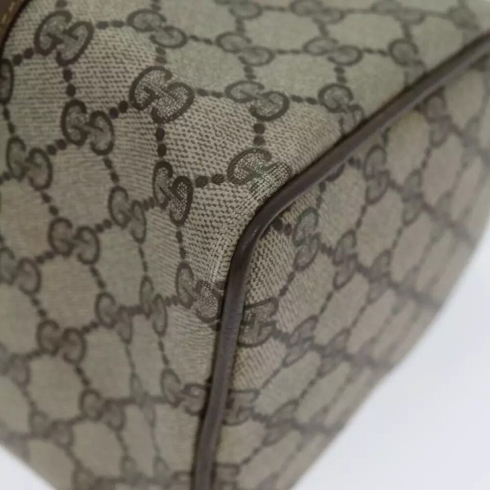 GUCCI GG Supreme Web Sherry Line Boston Bag - Picture 15 of 16